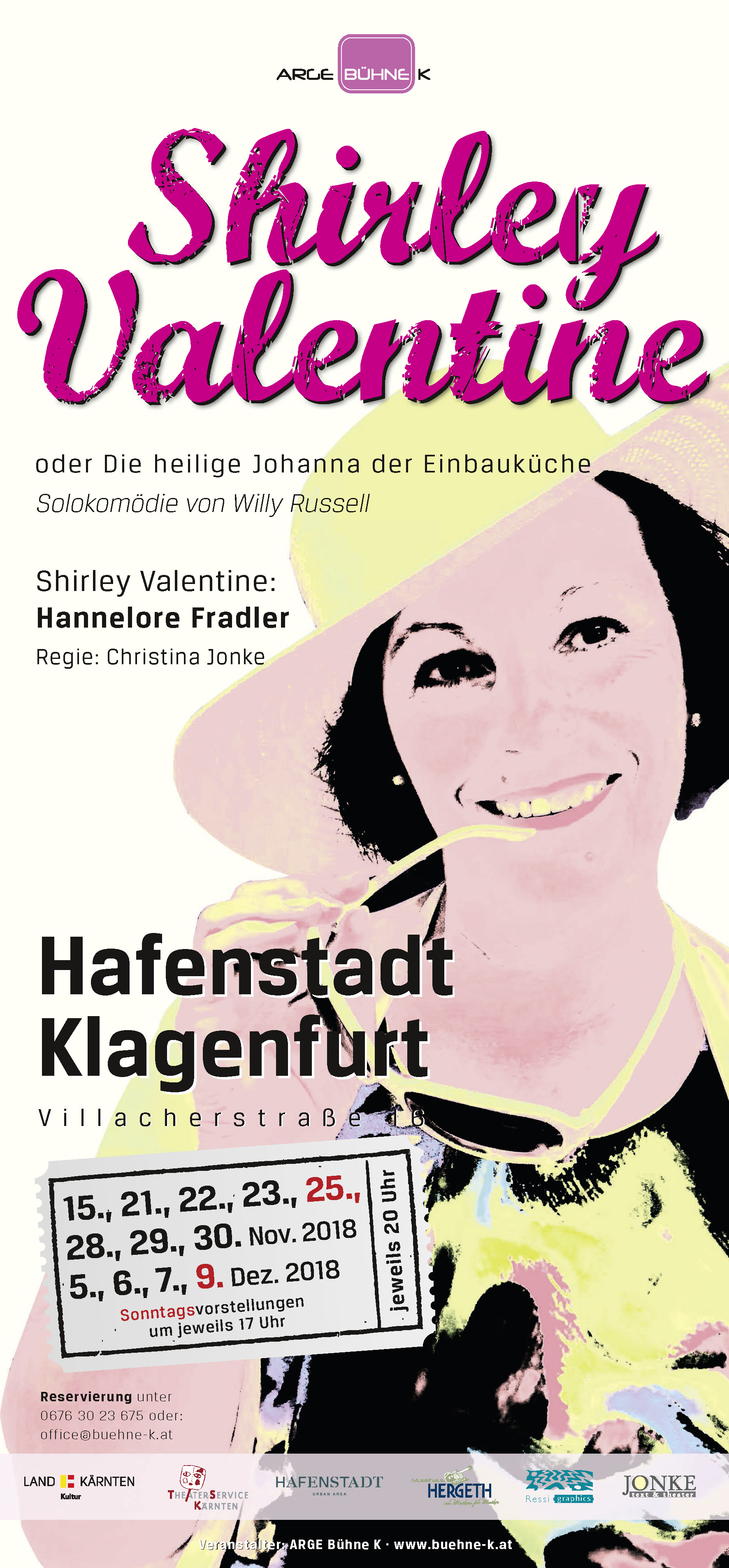 Shirley Valentine mit Hannelore Fradler in der Regie von Christina Jonke