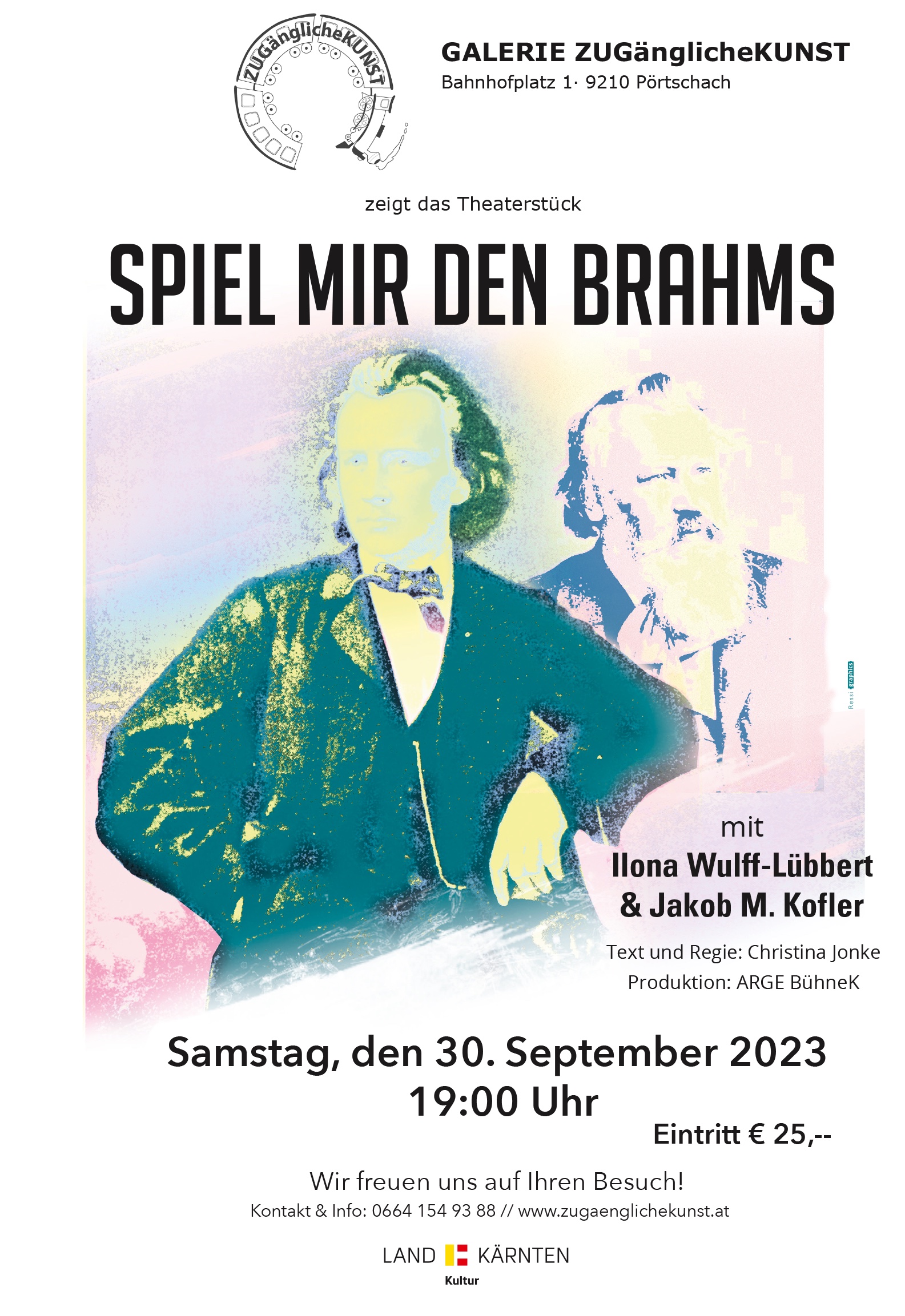 Spiel_mir_den_Brahms_Portschach_Galerie_Plakat